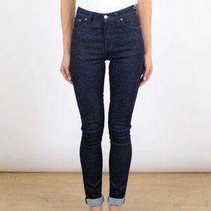 Nudie Jeans Pipe Led Dry Dark Navy